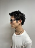 men'ｓアクティブショート/ピンパーマ/ナチュラルショート