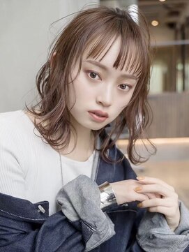 ギークス(GEEKS) 【GEEKS渋谷】ブリーチなし/ショコラピンク/冬カラー/くびれボブ