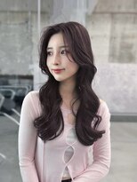 フィヴェント(Fivent) 黒髪韓国小顔レイヤーイメチェン暗めオリーブグレークラゲヘアー