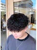 エッジ(EDGE)&nbsp;大分メンズ刈り上げマッシュツイストスパイラルパーマスタイル