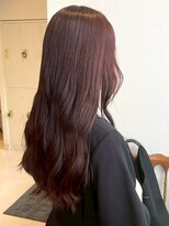 アモレット(amoretto)&nbsp;ピンクブラウン 20代 韓国ヘア 髪質改善 顔周りレイヤー