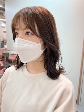 ロウバイレボ 柏(lou by revo) ミディアム/韓国風/レイヤーカット/顔回りカット/柏駅