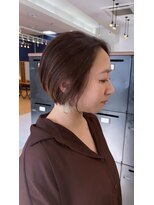 ユニ バイ マグ 長野店(Uni.by Mag) 20代30代40代ストレート小顔補正立体カット