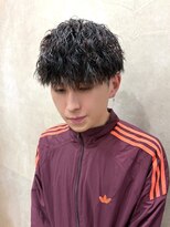 びゃんびゃん 江端店 メンズ/ニュアンスパーマパーマ/波巻きツイストスパラル/