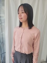 ツイギー 宮西店(TWiGGY) ぱつっと切りっぱなし大人ロブ