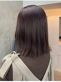 カシスブラウン/ミディアム/ボブ/北１２条駅