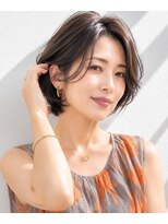 アッシュ 学芸大学店(Ash)&nbsp;ショートボブ/大人女性/ナチュラルグレー/白髪ぼかし/脱白髪染め