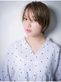 *mod's上尾*インナーカラー☆前下がり丸みショートx