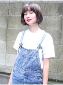 『カット+ファストブリーチ+ホワイトグレージュ』