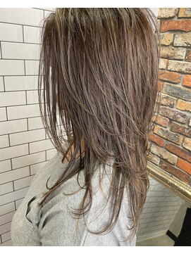 ルーナヘアー(LUNA hair) 『京都ルーナ』極細ハイライト×コントラストハイライトレイヤー