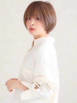 フレーム なんば店(FRAME) ナチュラルストレートハンサムショートショートシースルー前髪