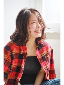 コーン ヘアデザイン(cone hair design) 長めな前髪がポイント◎ロブレイヤー