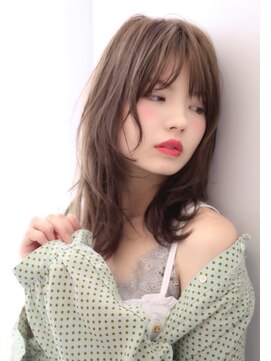 リンダバイネオリーブ 白楽店(Linda by neolive) 顔まわりのレイヤーがお洒落なミディアム