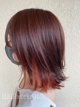 ヘアーワークス ジジ(HAIR works JIJI) インナーカラーカッパー
