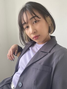 ヘアーアンドメイク エクリ 不動前店(Hair&Make equri) インナーカラー・ハイトーン・透けバング・韓国