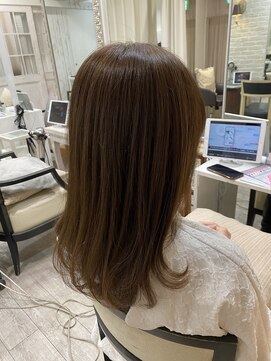 アリーズ シブヤ(ALLYS shibuya) レイヤースタイル ブラウンベージュ ワンカール