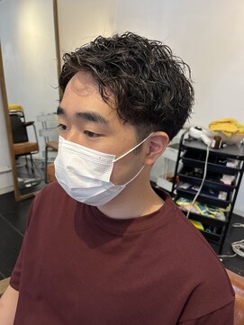 ビジュー(bijou) アップバング×ツイストスパイラルパーマ