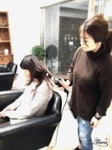 【お仕上げ。ブローやコテ巻きも◎】