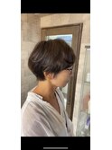 丸みパーマ