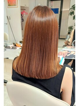 ノーマジーン(Norma jean) 髪質改善/ワンレングス/ストレートロング /メルティーカラー