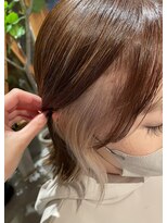 シエル ヘアーズ ボウ グループ(Ciel hairs beau gloup) ホワイトベージュインナーカラー