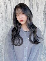 エレノア 渋谷公園通り店(Eleanor)&nbsp;暗髪グレージュカラー　お顔まわりレイヤーカット