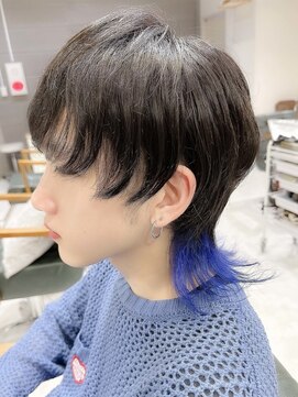 デイズ(days) シルバーカラー　マッシュショート  ウルフセクションカラー