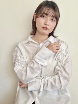 エムスラッシュ アヴェダ 自由が丘(M.SLASH AVEDA) 外はねボブ/ストレートボブ/艶カラー/シアーカラー/自由が丘