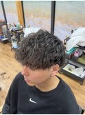無造作スパイラルパーマ