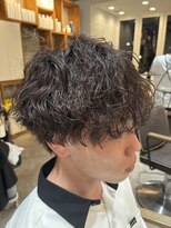 アメラボ(AmeLab)&nbsp;名古屋天白区梅ヶ丘メンズマッシュ波巻きパーマ
