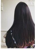 #ロングヘア#黒髪#メッシュ#グラデーション
