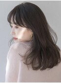 テラコッタ/韓国風ヨシンモリ/流れるレイヤー/前髪カール[銀座]