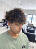 【メンズNo.２メニュー◎】カット+ケアパーマ+頭浸浴19000→15500