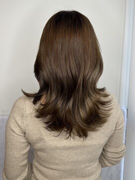 エニー 栄(Any) ブリーチなしマロンベージュ