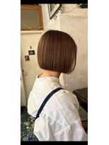 スリースリーナイン ヘアーアンドメイク(339 hair&make) 美髪/縮毛矯正+カットでマイナス●〇歳!地毛風ナチュラルボブ