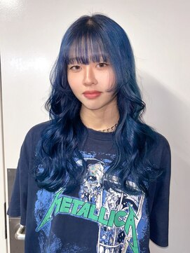 ザ オーダー(THE ORDER) ブリーチありネイビー ブルーブラック 寒色透明感カラー