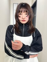 ナービス(NARVIS) 顔まわりレイヤー/デザインカット/グレージュ
