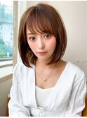 【OPEN】小顔前髪あり後れ毛サイドバングメルティカラー