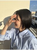 切りっぱなしボブ