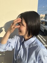 美容室 アイディー i-dee 切りっぱなしボブ
