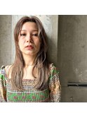 ツヤ感スタイル、グラデーションカラー、ブルージュ