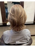 【40代50代60代】大人のミニウルフ/白髪染め/赤羽美容室/赤羽駅