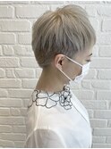 ベリーショート/大人ショート/ミルクティーベージュ20代30代40代