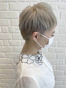 デイジー インデックスヘア 大島店(DAISY index hair) ベリーショート/大人ショート/ミルクティーベージュ20代30代40代