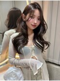 韓国ボブハッシュカットレイヤーカットグレージュブリーチ無し