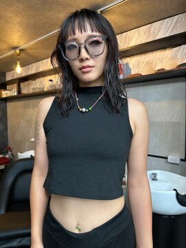 パレット 難波(Palette) 前髪ショートベリーショートミニウルフカットショートウルフ