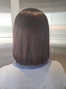 オーガニック リブ 川越(organic+live) 秋色◎大人可愛い小顔ストレートボブ髪質改善