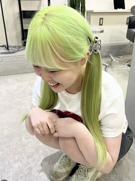 ラキング ギンザ トウキョウ(LAKING GINZA) くびれヘア/アプリコットオレンジ/夏/ハイライトカラー[銀座駅]