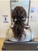 【お呼ばれヘアセット】巻きおろしスタイル＊