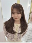 ナチュラルレイヤーカット オリーブチョコレート *Lilme*